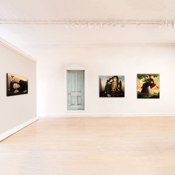 John Tarahteeff Beckoning 2024 Exhibition Virtual Install Main Gallery Rear Left