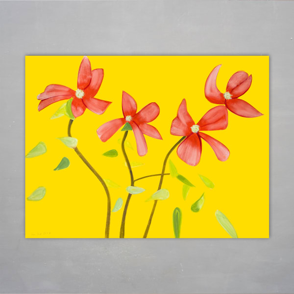 Alex Katz - Red Dogwood, 2021