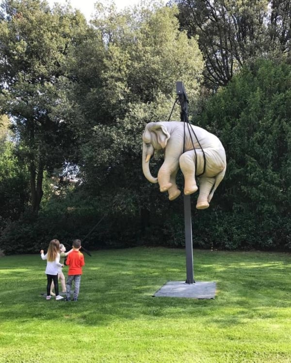 "Marta e l'Elefante" at Four Seasons Hotel in Florence, 2018.