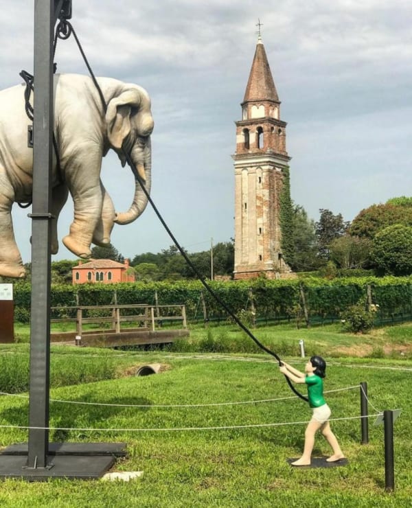"Marta e l'Elefante" in Burano, 2019.