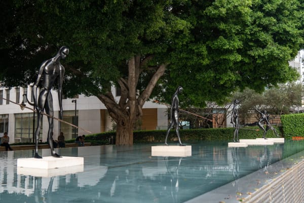 Display at Samir Kassir Garden in Beirut.