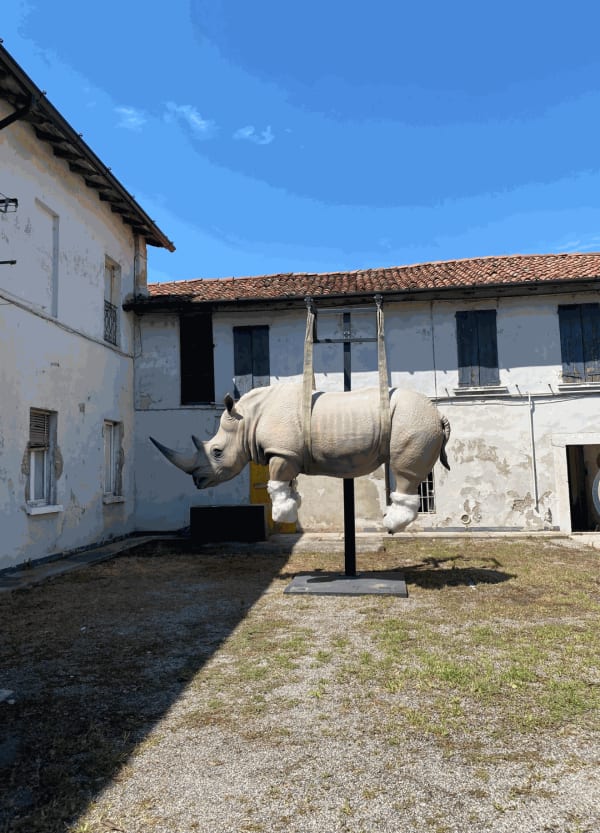 Il Peso del Tempo Sospeso at the artist's studio of Stefano Bombardieri