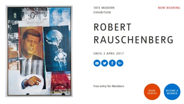 Robert Rauschenberg at Tate Modern
