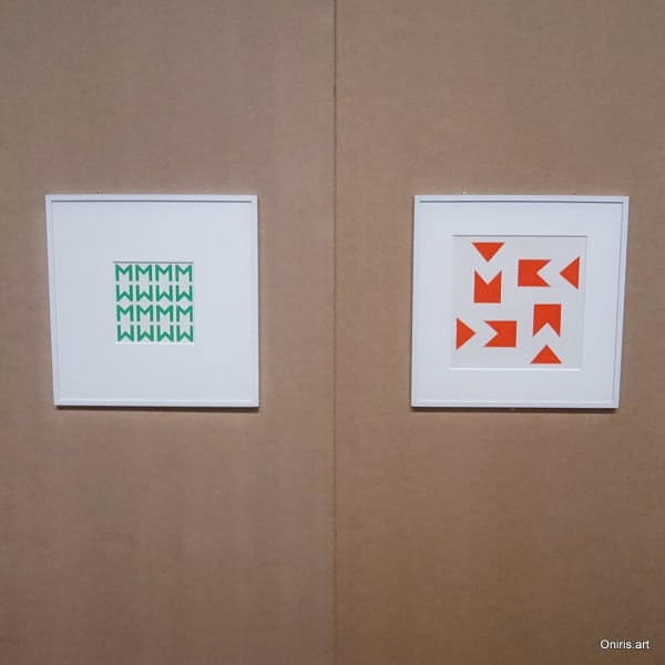 Vera Molnar - expo "Paris et Nulle Part Ailleurs" Palais de la Porte Dorée - Paris - sept. 2022