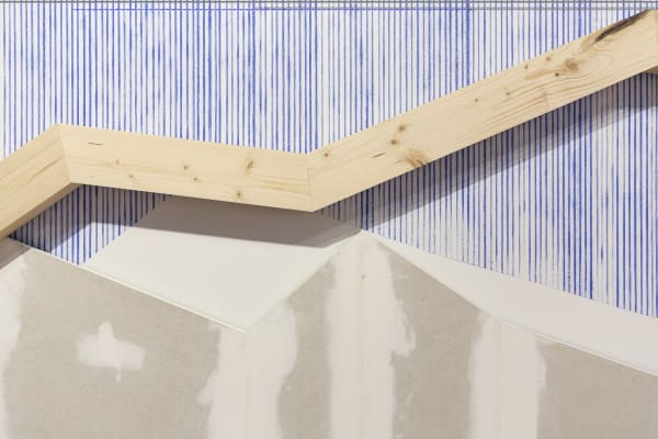 Olivier Petiteau / Particules fines, Tour de France et fuite des Cerveaux, 225 x 650 cm Artothèque de Vitré Communauté / 28 septembre - 08 décembre 2024 (vue de détails)