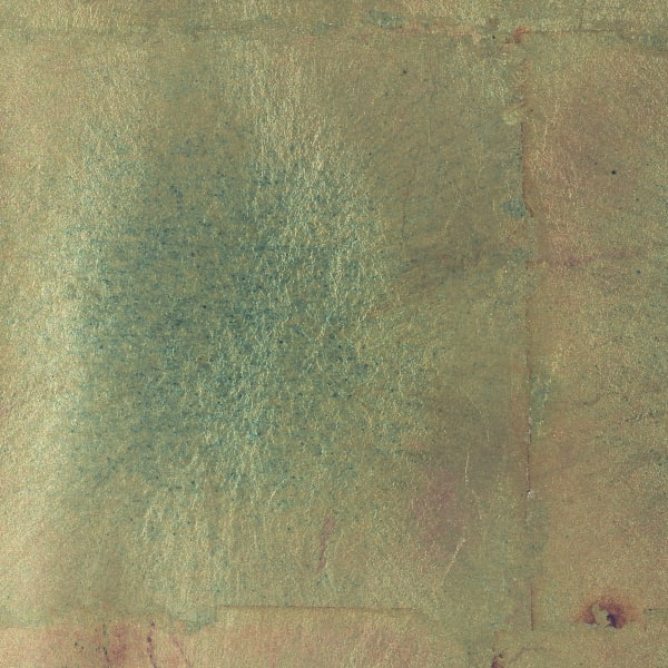 Silver Blue Leaf Aged