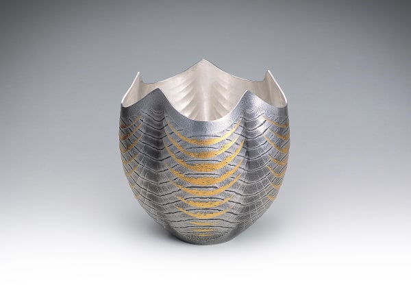Osumi Yukie - Silver Incense Box “Moon Palace”, 2020
