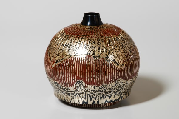 Tamagawa Norio - Mokume-gane Vase 654, 2013