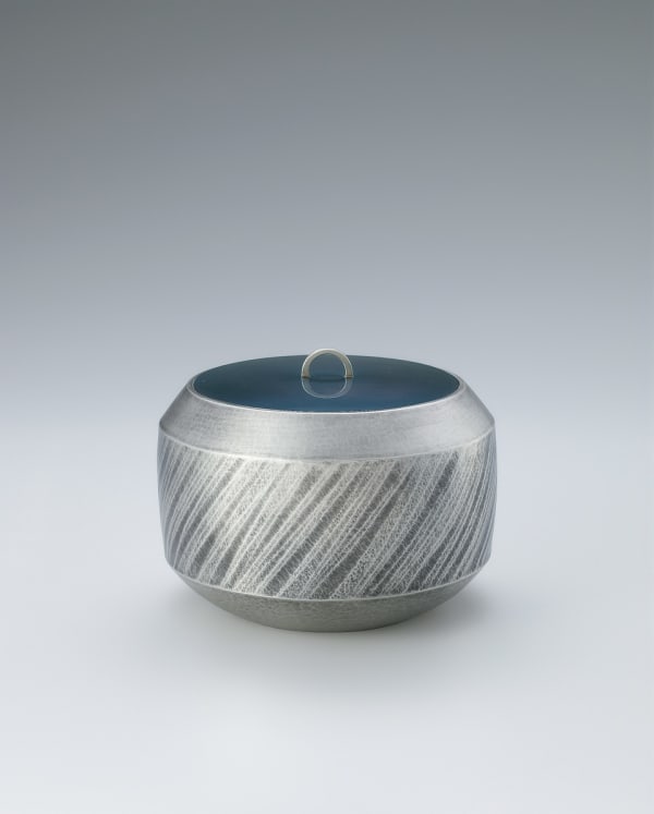 Hagino Noriko, Uchidashi Silver Water Jar 02, 2021