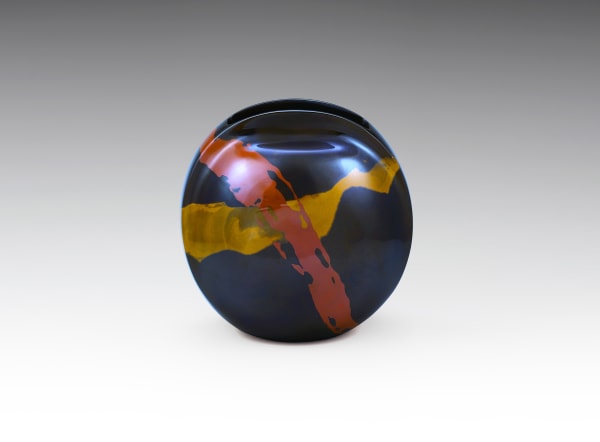 Hannya Tamotsu - Fukiwake Round Flower Vase, 2016