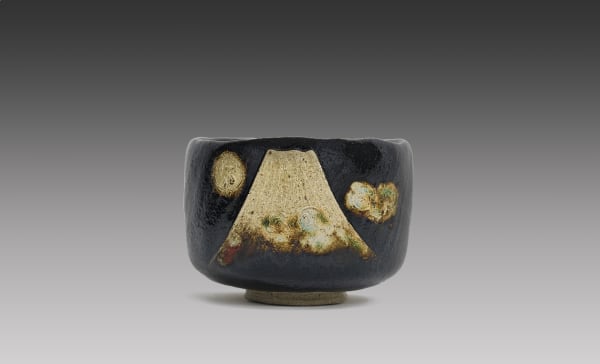 Ōhi Chōzaemon Toyasai X , Ohi Black Tea Bowl Fuji Designed, 2013