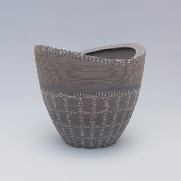 Suzuki Miki, Blue Bizen Vase, 2014
