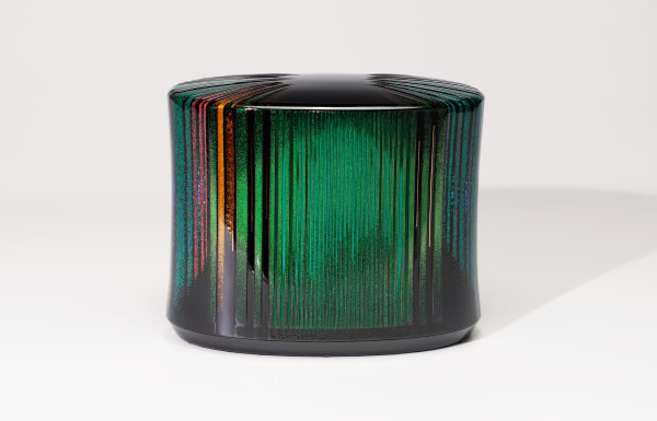 Onihira Keiji, Box with Design in Raised Maki-e, “Soaring Aurora”, 2020