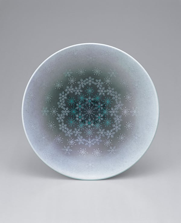Imaizumi Imaemon XIV, Bowl with Snowflake Patterns, 2012