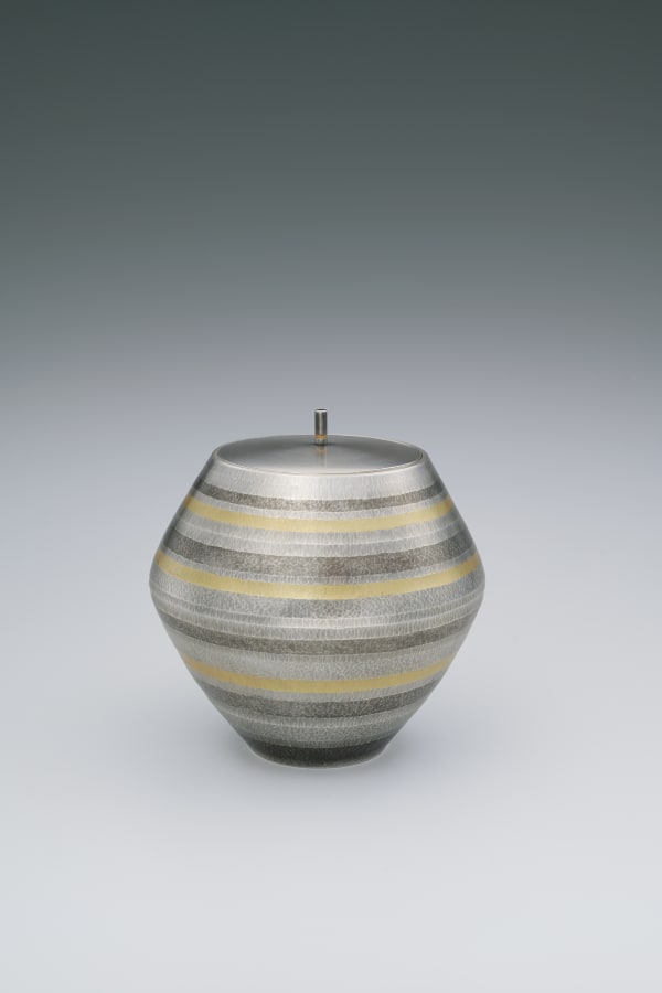 Hagino Noriko - Uchidashi Water Jar “Tsumukuri (Spinning Top)", 2024