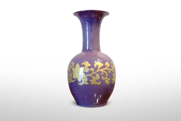 Yoshita Minori, Vase with Peony and Sarasa Patterns, 2016