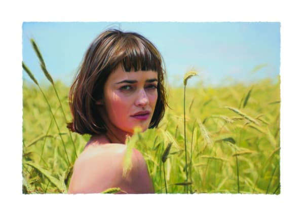 Yigal Ozeri Untitled; Olya, 2018 Oil on paper 14 × 21 in 35.6 × 53.3 cm