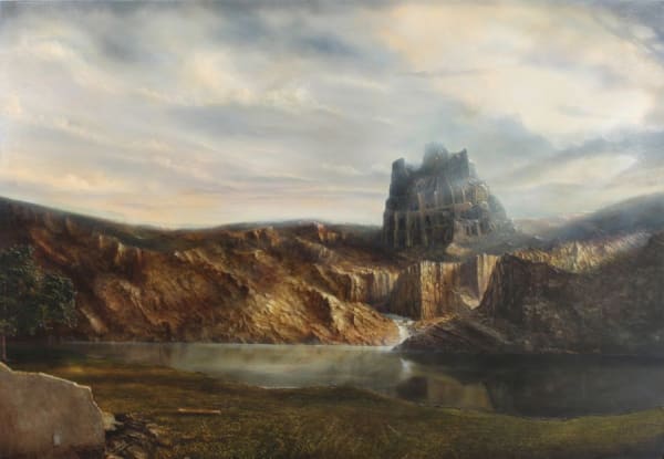 NAOYA INOSE Baral (Series of "Tower of Babel" 1/10) 2009 Oil, alkyd on canvas 112 x 162 cm