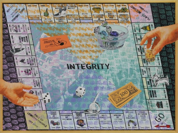 Nobuaki Takekawa, INTEGRITY, 2017, Acrylic on canvas, 194 x 259 cm