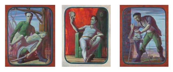 Egor Koshelev Soviet Arcadia (triptych), 2013