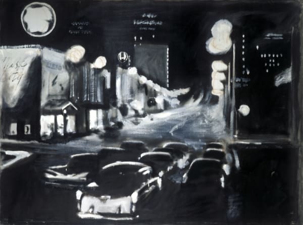 Oleg Golosiy "In the evenongs it is often unusually chilly and lonely in Hollywood. It is also quite dusty there, especially at this time of the year. So, even bright neon lights of advertisments, or hustler of cgeap and bad restaurants cannot comceal the feeling of frustration. Dusty wind and cheap gin were my trusty friends that evening", 1991