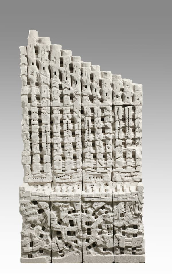 Kolya Sadovnik O-1, 2025 aerated concrete, varnish 180 х 100 х 40 cm