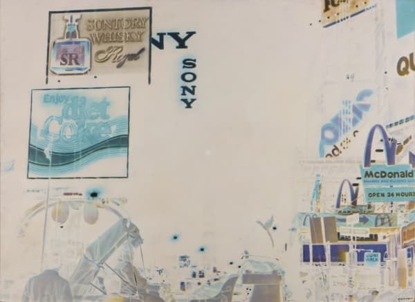 Semyon Faibisovich Times Square at Night from the cycle «Negatives», 1990