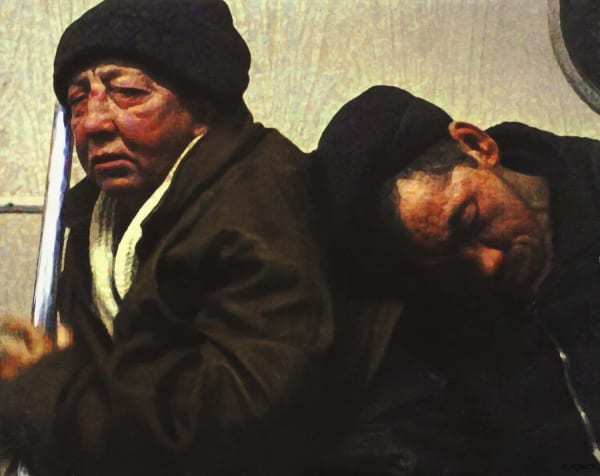 Semyon Faibisovich Almost an Icon from the cycle METRO AGAIN, 2010