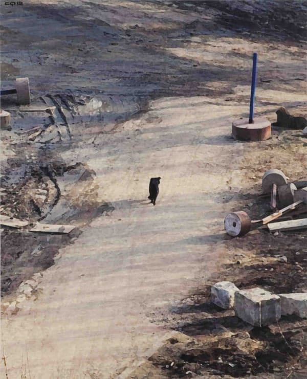 Semyon Faibisovich Long Shadows from the cycle Dog's life, 2012