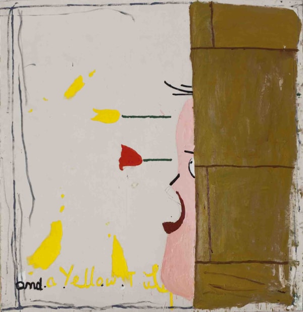 Rose Wylie Looking Round Corners, 2010