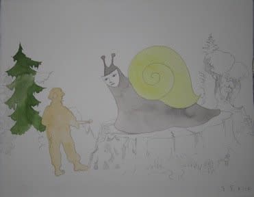 Pavel Pepperstein #26 from the series "Swastika and Pentagon", 2006