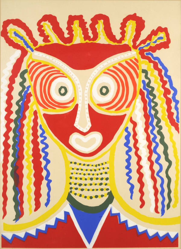 Self-portrait, 1985 Screenprint 25 x 20 in 64 x 50 cm