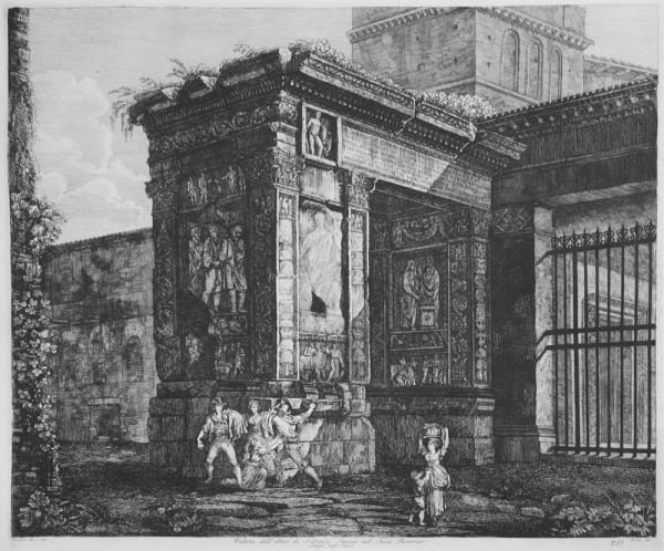 "Roman Antiquities" by Luigi Rossini (1790 - 1857)