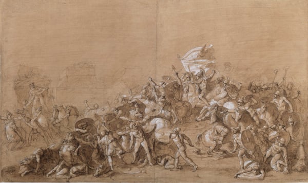 Luigi ADEMOLLO, The Battle of Gaugamela , 1790