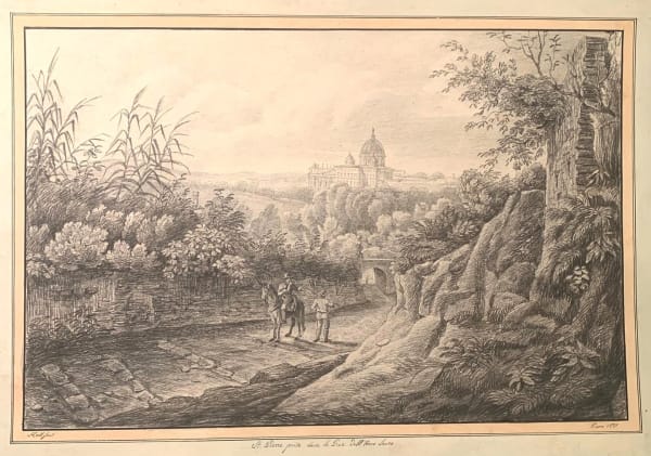 View of the so-called ‘Arco Oscuro’, Rome