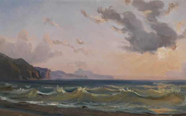 Edmund HOTTENROTH, View of Punta Campanella in Massa Lubrense