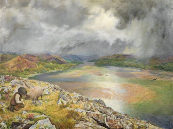 John Ingle Lee, Sandbanks on the Mawddach, Barmouth, 1863-4