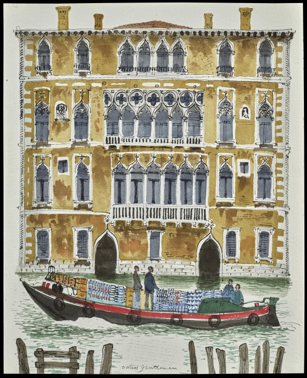 David Gentleman, Venice: Palazzo on the Grand Canal, 1996