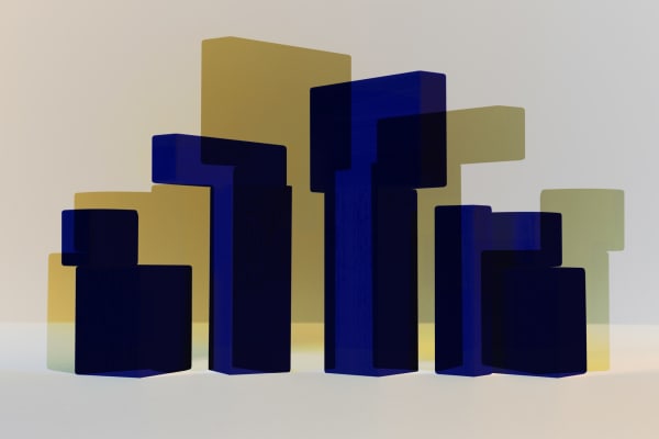 Grey Blue Yellow