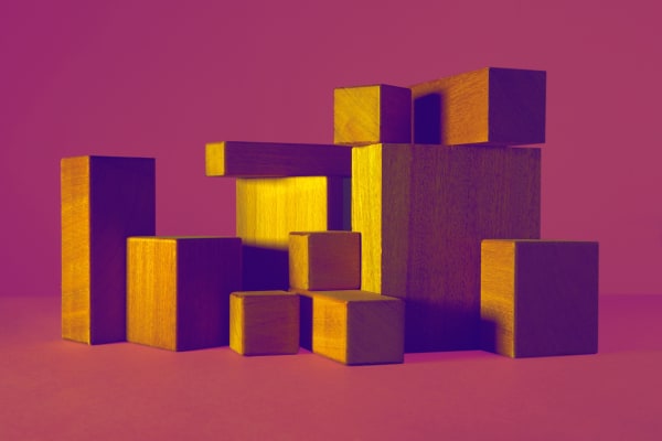 Magenta Gold Blue