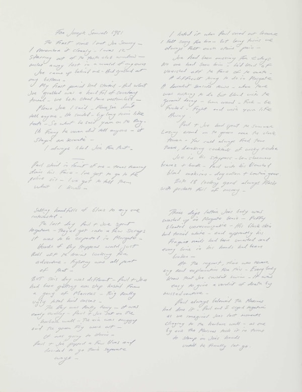 FACTUAL NONSENSE Tracey Emin Other Men’s Flowers - ‘Book Edition’ 1994 Screenprints and printed letterpress. Portfolio edition of 100 + 20 APs. Colophon page signed by all the artists and numbered. Published by Paragon Press, London