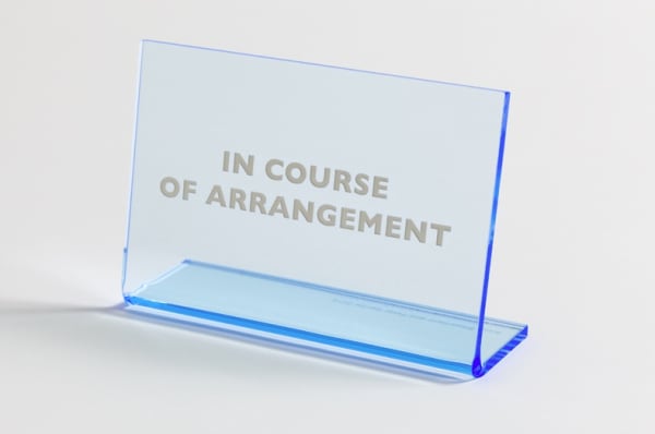 Peter Saville & Anna Blessmann In Course Of Arrangement