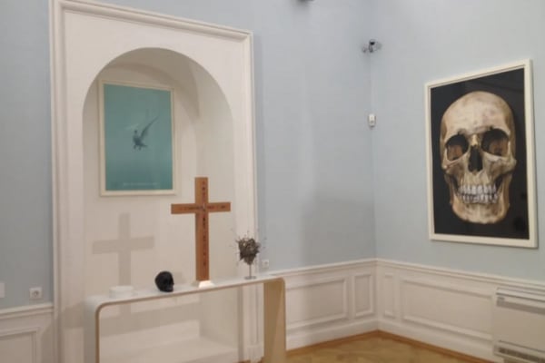 Damien Hirst New Religion at The National Art Gallery, Sofia, Bulgaria