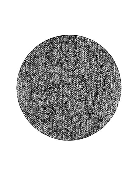 Jérôme Fortin, Tondo no. VIII, Collagraphie, 2003, 75 x 56cm, edition of 10