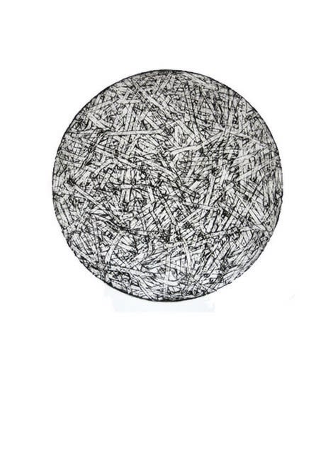 Jérôme Fortin, Tondo no. I , Collagraphie, 2003, 75 x 56cm, edition of 10