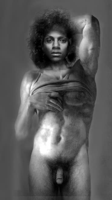 John Oswald, Distinctions F from Jacko Lantern, 2004, lambda print, 106.5 x 58.5 cm, edition of 5. (There are three variations of this work in progress.)