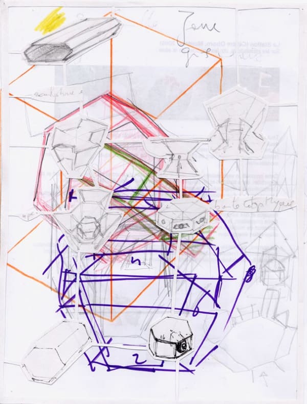 Stephane Gilot, Untitled, 2006, collage, 28 x 21 cm