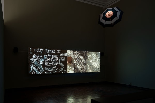 Conny Karlsson Lundgren, installation view Our Trip to France, (Mont des Tantes) during Gibca 2021/Göteborg Konsthall. Photo: Hendrik Zeitler.
