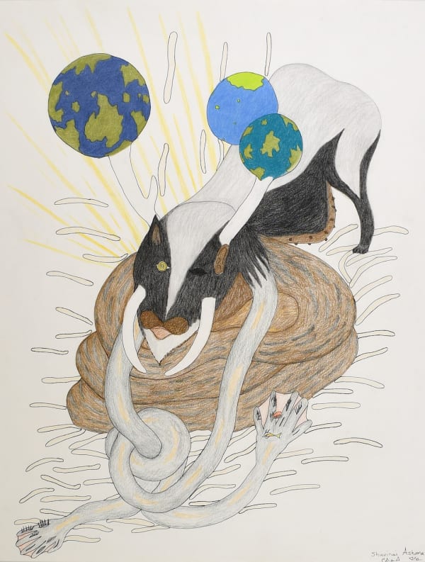 Shuvinai Ashoona, Qavavau Manumie, Kananginak Pootoogook Hommage à trois artistes de Kinngait (Cape Dorset) Nunavut