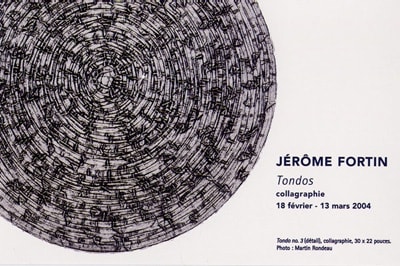 Jérôme Fortin: Tondos